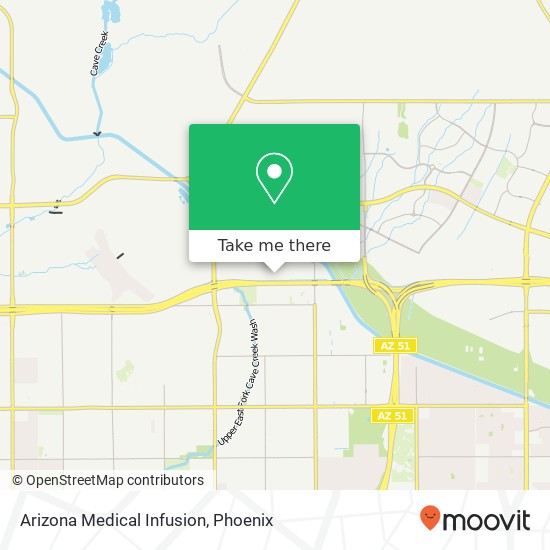 Mapa de Arizona Medical Infusion
