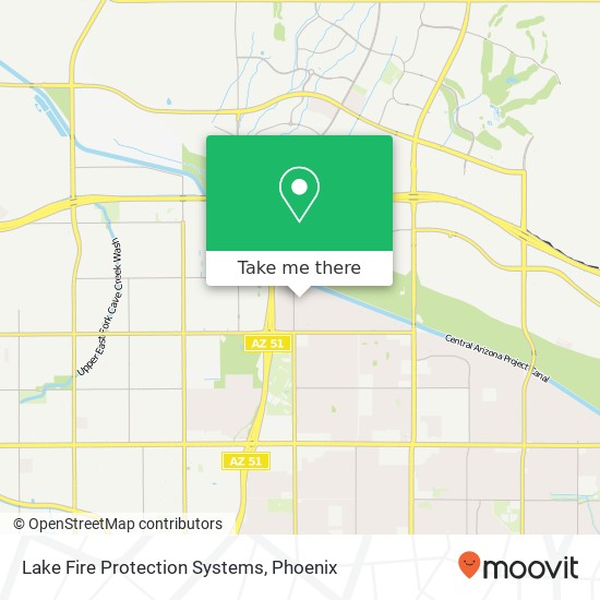 Lake Fire Protection Systems map