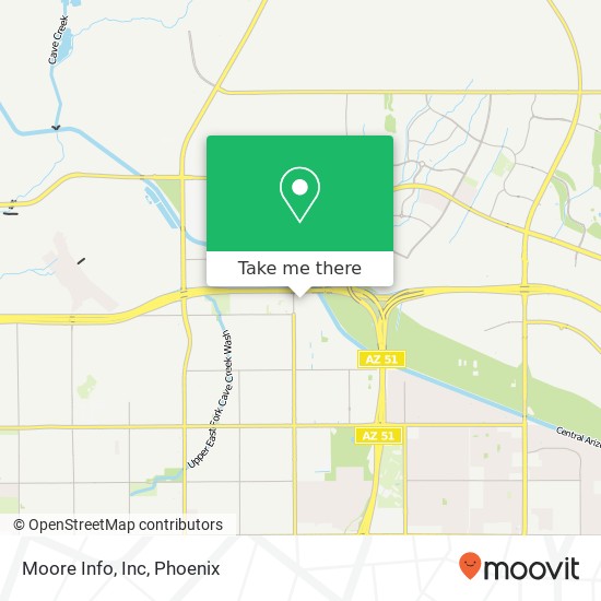 Mapa de Moore Info, Inc