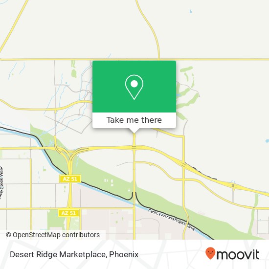 Desert Ridge Marketplace map