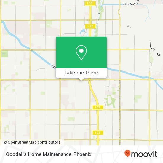 Goodall's Home Maintenance map