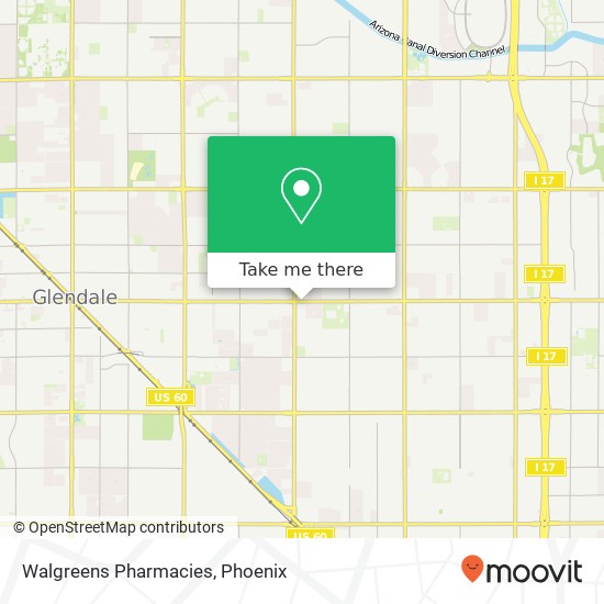 Walgreens Pharmacies map