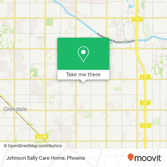 Johnson Sally Care Home map