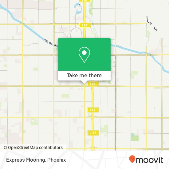 Express Flooring map