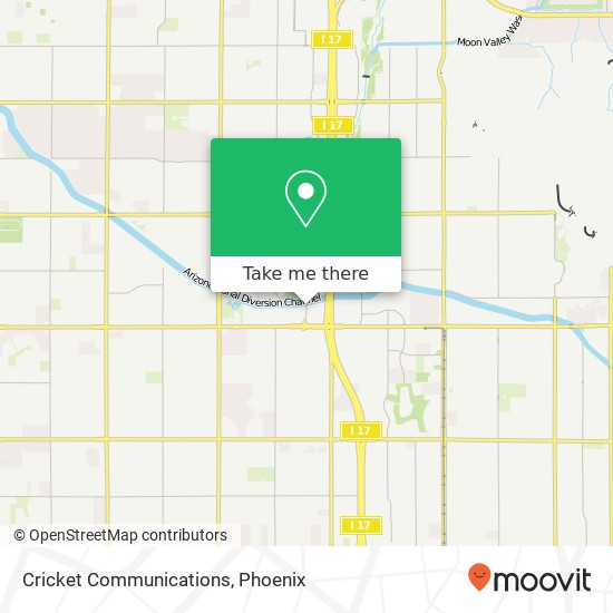 Cricket Communications map