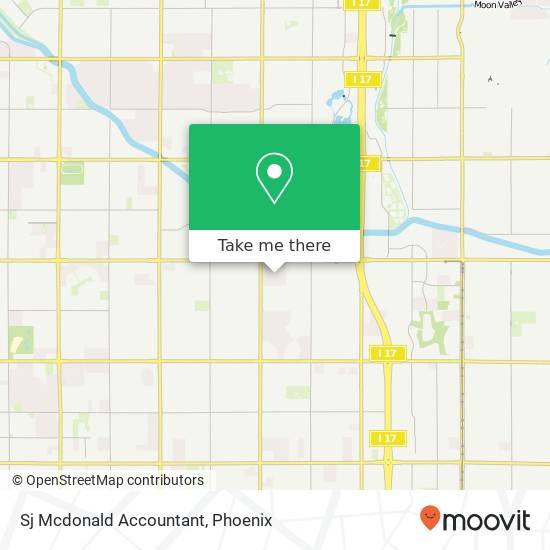 Mapa de Sj Mcdonald Accountant