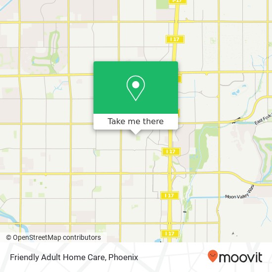 Friendly Adult Home Care map