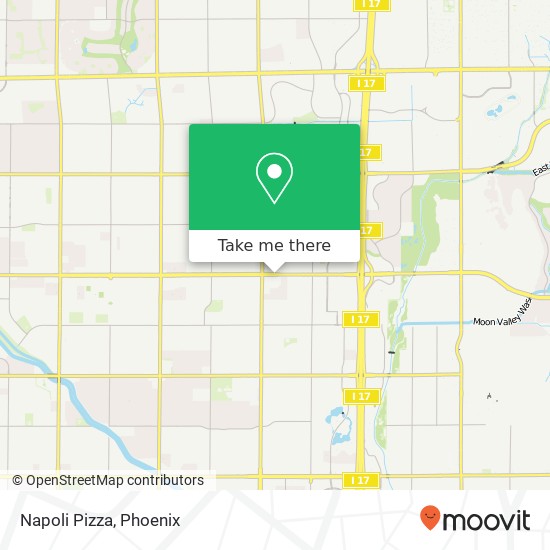 Mapa de Napoli Pizza