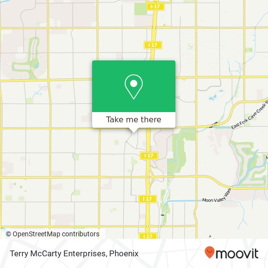 Mapa de Terry McCarty Enterprises