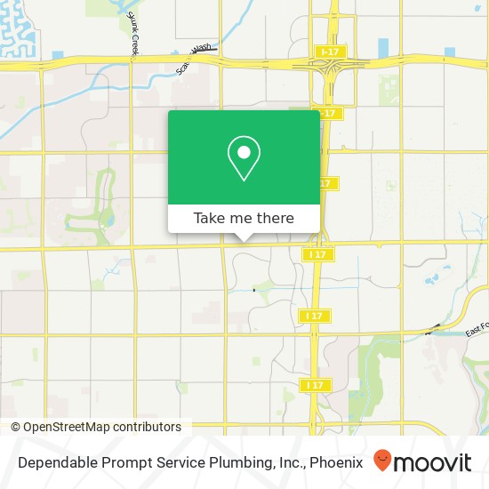 Dependable Prompt Service Plumbing, Inc. map