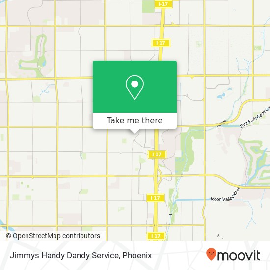 Jimmys Handy Dandy Service map