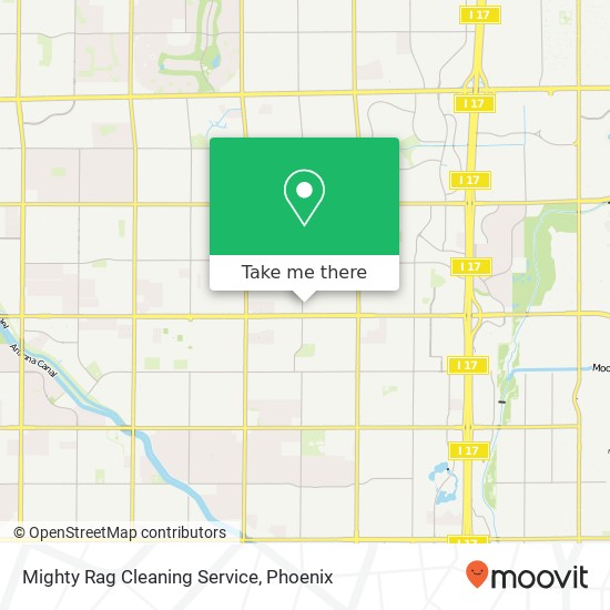 Mapa de Mighty Rag Cleaning Service