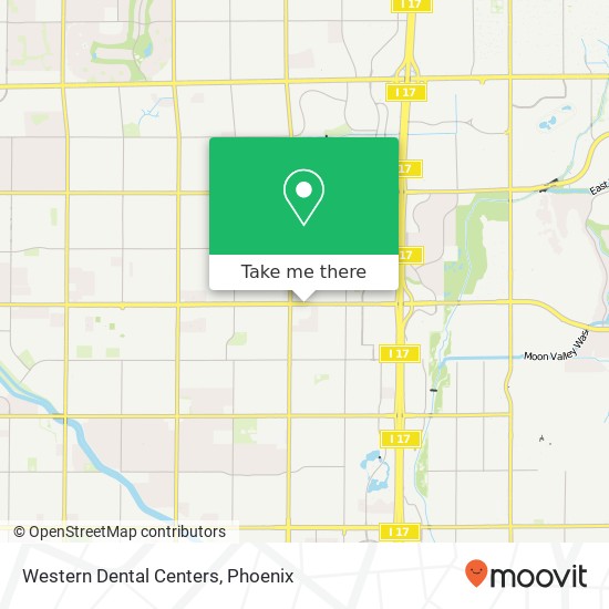 Mapa de Western Dental Centers