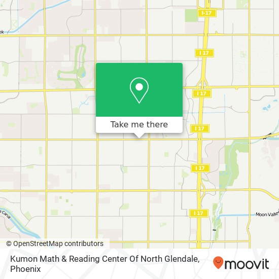 Kumon Math & Reading Center Of North Glendale map