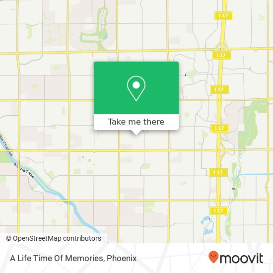 A Life Time Of Memories map