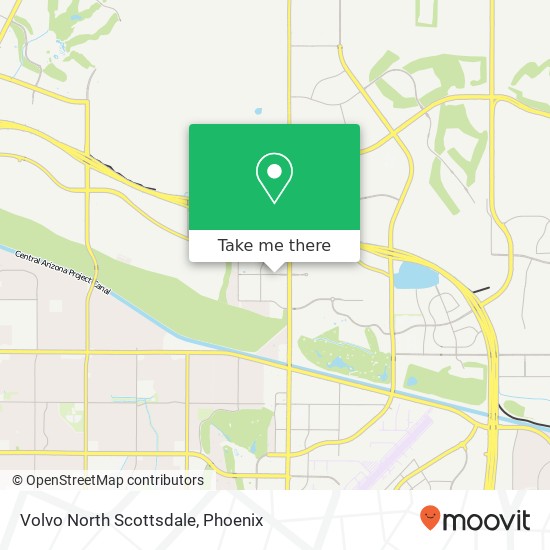 Volvo North Scottsdale map