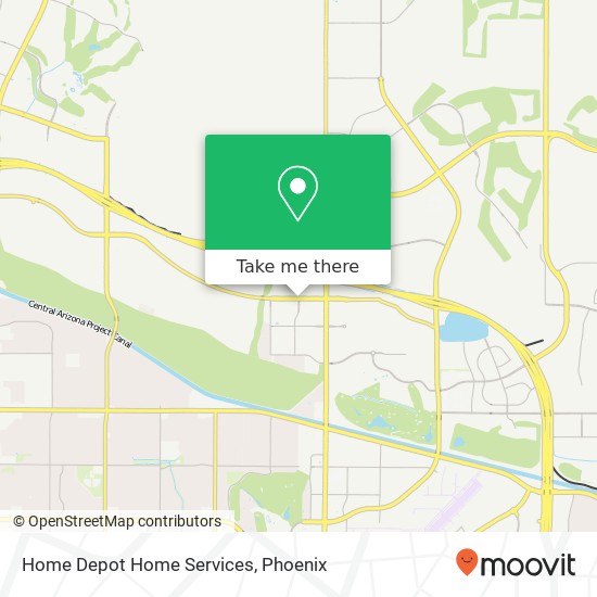 Home Depot Home Services map
