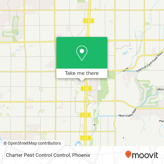 Charter Pest Control Control map