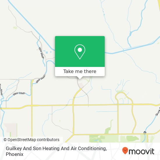 Mapa de Guilkey And Son Heating And Air Conditioning