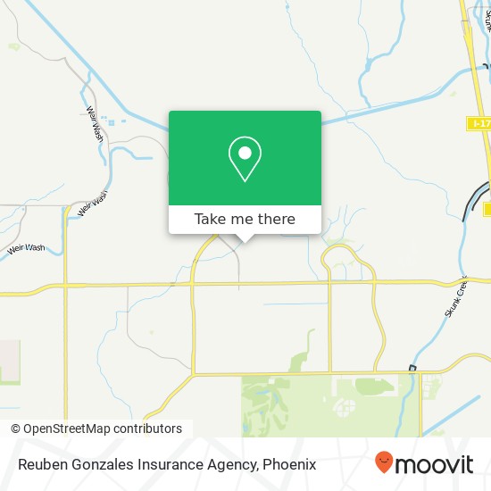 Reuben Gonzales Insurance Agency map