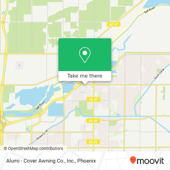 Alumi - Cover Awning Co., Inc. map