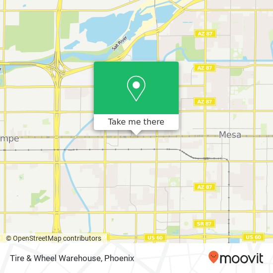 Tire & Wheel Warehouse map