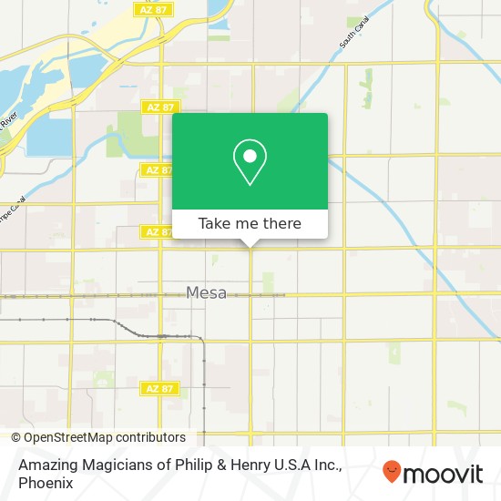 Amazing Magicians of Philip & Henry U.S.A Inc. map