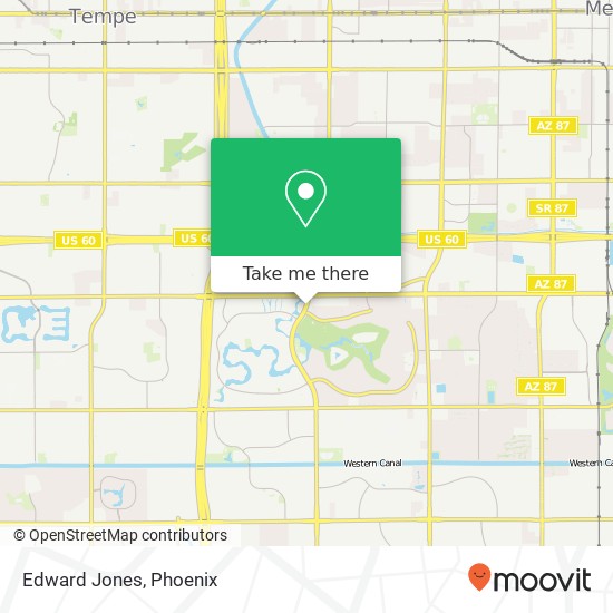 Edward Jones map