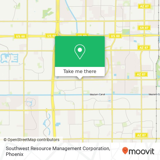 Mapa de Southwest Resource Management Corporation