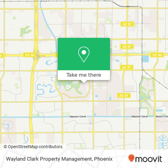 Wayland Clark Property Management map
