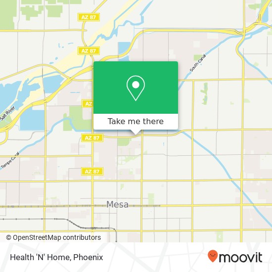 Mapa de Health 'N' Home