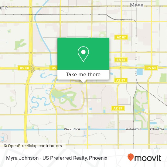 Mapa de Myra Johnson - US Preferred Realty