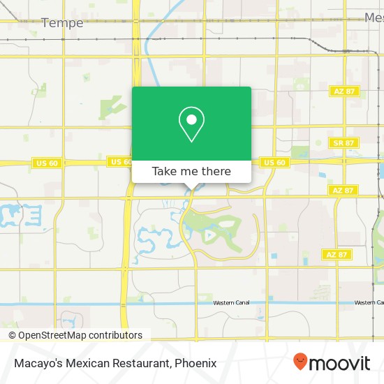 Mapa de Macayo's Mexican Restaurant