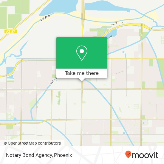 Mapa de Notary Bond Agency