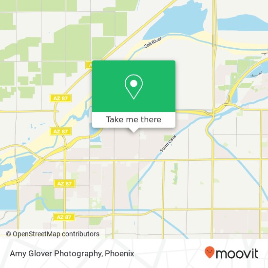 Amy Glover Photography map