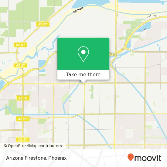 Mapa de Arizona Firestone