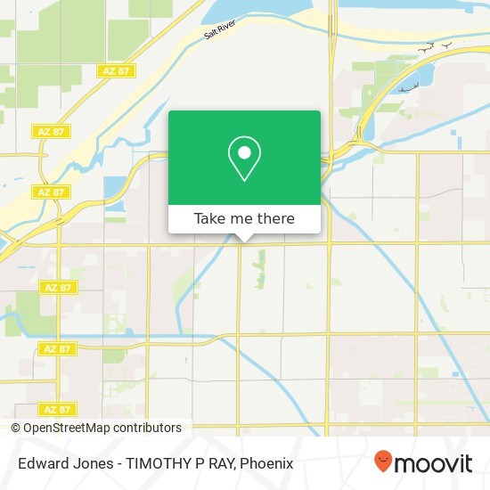 Edward Jones - TIMOTHY P RAY map