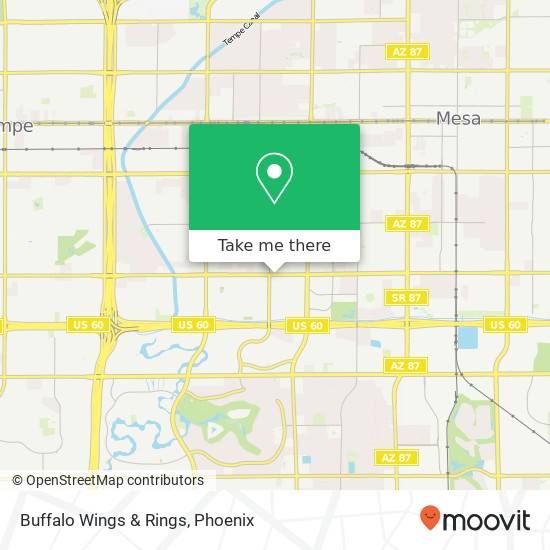 Buffalo Wings & Rings map