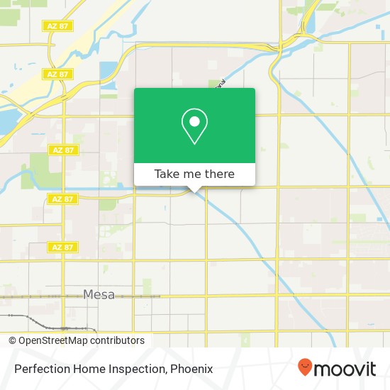 Perfection Home Inspection map