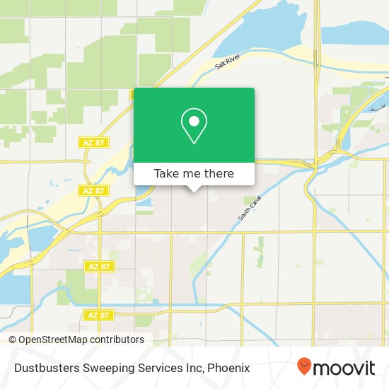 Dustbusters Sweeping Services Inc map