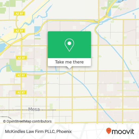 McKindles Law Firm PLLC map
