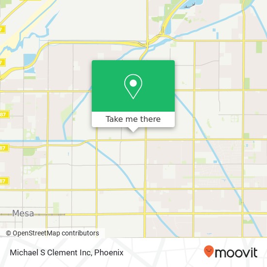 Michael S Clement Inc map