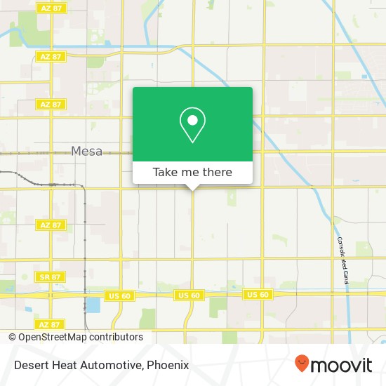 Desert Heat Automotive map