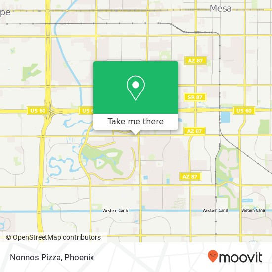 Nonnos Pizza map