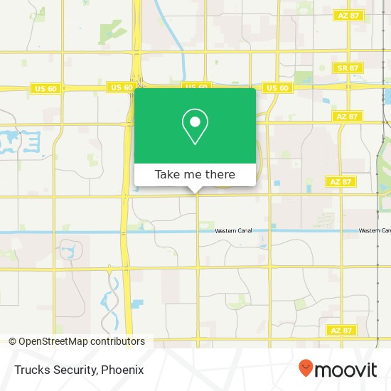 Trucks Security map