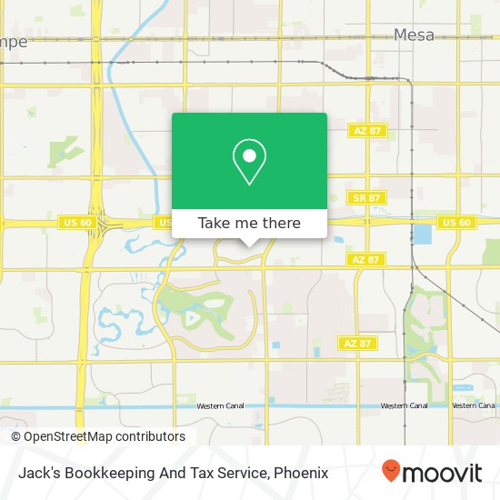 Mapa de Jack's Bookkeeping And Tax Service