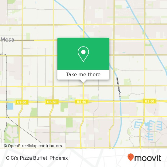 CiCi's Pizza Buffet map