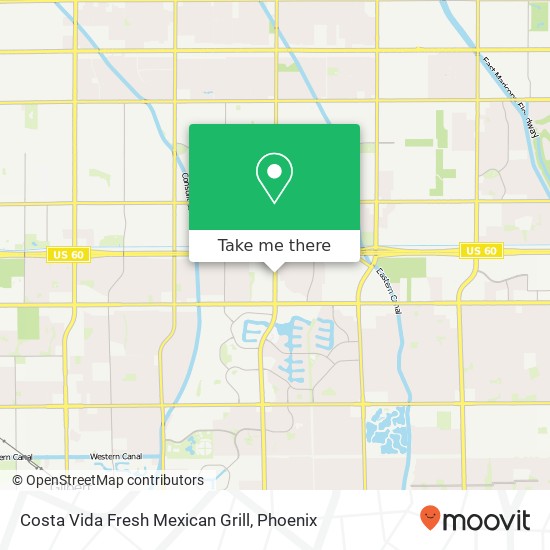 Costa Vida Fresh Mexican Grill map