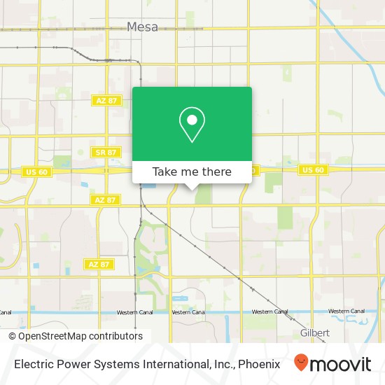 Mapa de Electric Power Systems International, Inc.