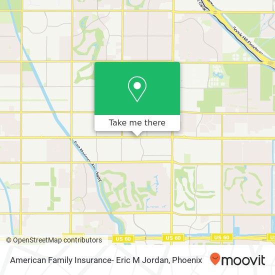 American Family Insurance- Eric M Jordan map